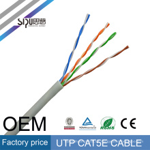 Precio de fábrica de SIPU 26awg utp cat5e 4 par al por mayor cat5 lan proveedor mejor cable de gato 5